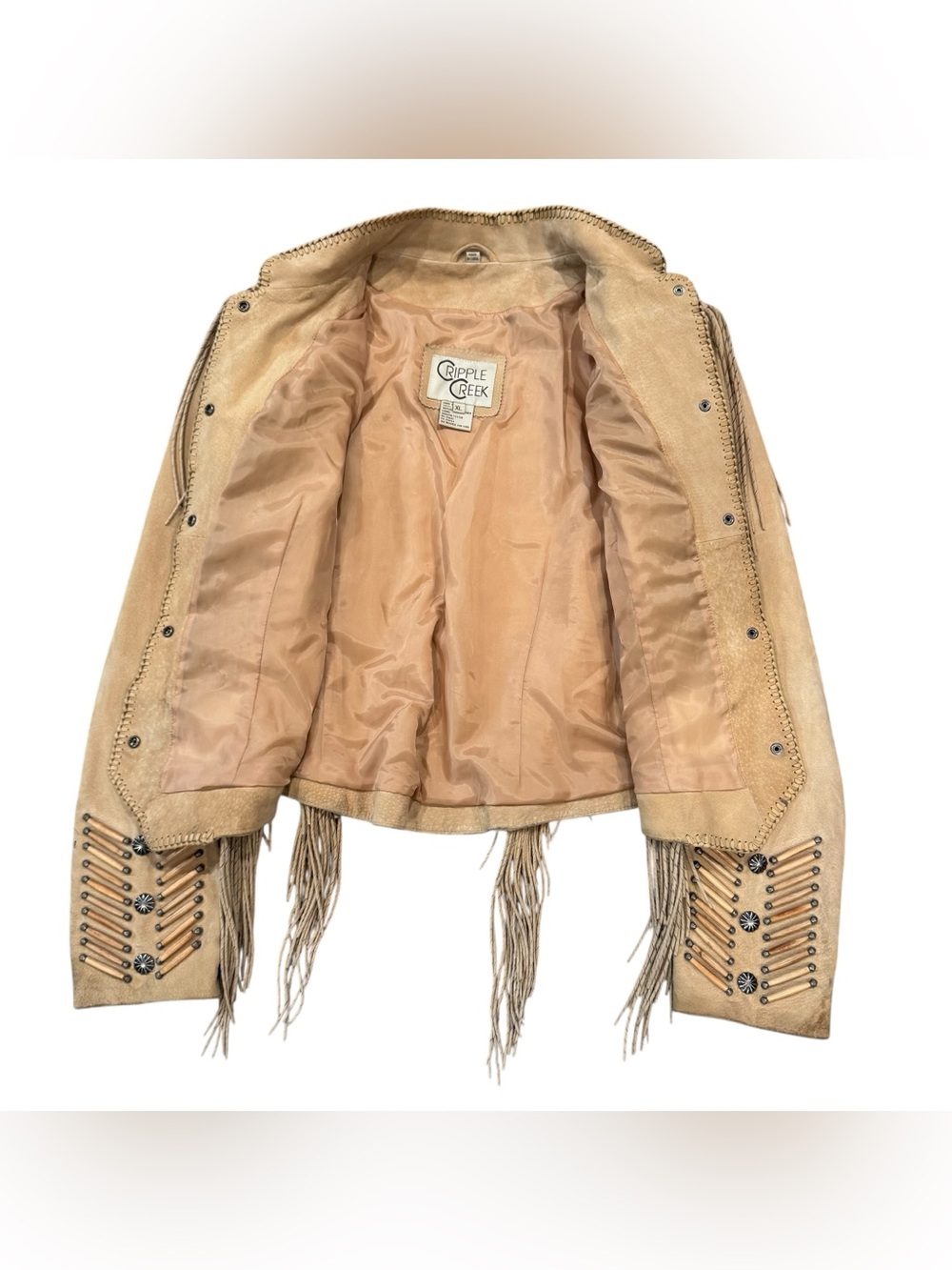 Cripple Creek Western Suede Fringe Jacket - Picture 2 of 12